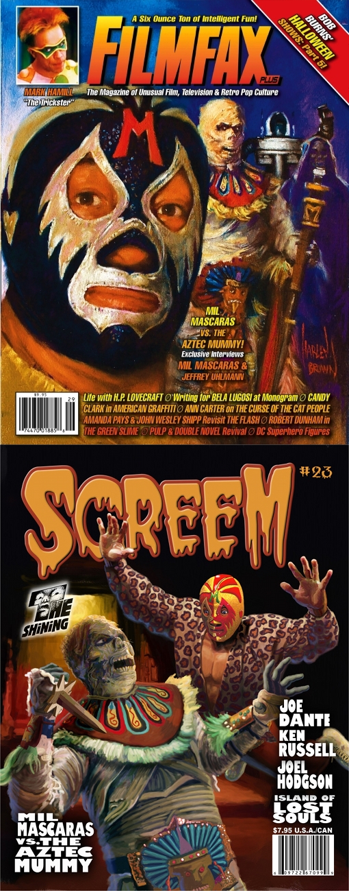 Filmfax and Screem magazine press